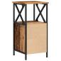 Preview: Nachttisch Altholz-Optik 34x35,5x70 cm Holzwerkstoff
