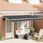 Preview: ARDEBO.de - Ausziehbare Markise Anthrazit 400 x 200 cm Stoff