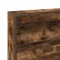 Preview: Bücherregal-Bett Räuchereiche 180 x 200 cm Holzwerkstoff