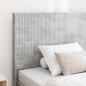 Preview: Bettgestell mit Stauraum und Kopfteil Betongrau 75 x 190 cm