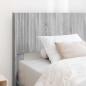 Preview: Bettgestell mit Stauraum und Kopfteil Grau Sonoma 90 x 190 cm