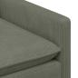 Preview: Sofa Set 2 stk. Hellgrau Stoff
