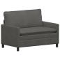 Preview: Sofa Set 2 stk. Dunkelgrau Stoff