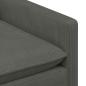 Preview: Sofa Set 2 stk. Dunkelgrau Stoff