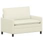Preview: Sofa Set 2 stk. Creme Stoff