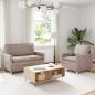 Preview: ARDEBO.de - Sofa Set 2 stk. Beige Polyester