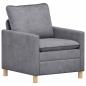 Preview: Sofa Set 2 stk. Hellgrau Polyester