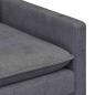 Preview: Sofa Set 2 stk. Dunkelgrau Polyester