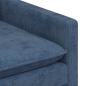 Preview: Sofa Set 2 stk. Blau Polyester