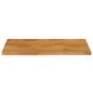 Preview: Tischplatte mit Baumkante 100x60x3,8 cm Massivholz Mango