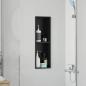 Preview: Duschnische Schwarz 60 x 20 x 9,5 cm Edelstahl