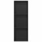 Preview: Duschnische Schwarz 92 x 32 x 10 cm Edelstahl