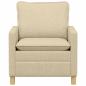 Preview: Sofa Creme 76 x 81 x 87,5 cm Stoff