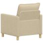 Preview: Sofa Creme 76 x 81 x 87,5 cm Stoff
