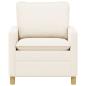 Preview: Sofa Creme 76 x 81 x 87,5 cm Stoff