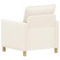 Preview: Sofa Creme 76 x 81 x 87,5 cm Stoff