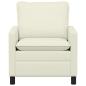 Preview: Sofa Creme 76 x 81 x 87,5 cm Stoff