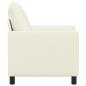 Preview: Sofa Creme 76 x 81 x 87,5 cm Stoff