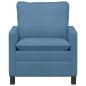 Preview: Sofa Blau 76 x 81 x 87,5 cm Stoff