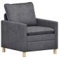 Preview: Sofa Dunkelgrau 76 x 81 x 87,5 cm Polyester