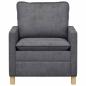 Preview: Sofa Dunkelgrau 76 x 81 x 87,5 cm Polyester