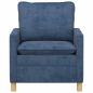 Preview: Sofa Blau 76 x 81 x 87,5 cm Polyester