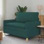 Preview: ARDEBO.de - Sofa Dunkelgrün 126 x 81 x 87,5 cm Stoff