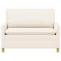 Preview: Sofa Creme 126 x 81 x 87,5 cm Stoff