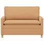 Preview: Sofa Beige 126 x 81 x 87,5 cm Stoff