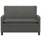 Preview: Sofa Dunkelgrau 126 x 81 x 87,5 cm Stoff