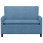 Preview: Sofa Blau 126 x 81 x 87,5 cm Stoff