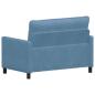 Preview: Sofa Blau 126 x 81 x 87,5 cm Stoff