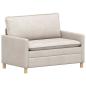 Preview: Sofa Creme 126 x 81 x 87,5 cm Polyester