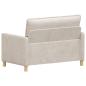 Preview: Sofa Creme 126 x 81 x 87,5 cm Polyester