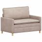 Preview: Sofa Beige 126 x 81 x 87,5 cm Polyester