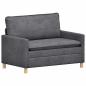 Preview: Sofa Dunkelgrau 126 x 81 x 87,5 cm Polyester