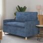 Preview: ARDEBO.de - Sofa Blau 126 x 81 x 87,5 cm Polyester