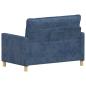 Preview: Sofa Blau 126 x 81 x 87,5 cm Polyester