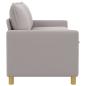 Preview: Sofa Hellgrau 156 x 81 x 87,5 cm Stoff