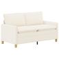 Preview: Sofa Creme 156 x 81 x 87,5 cm Stoff