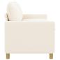 Preview: Sofa Creme 156 x 81 x 87,5 cm Stoff