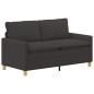 Preview: Sofa Dunkelgrau 156 x 81 x 87,5 cm Stoff