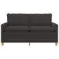 Preview: Sofa Dunkelgrau 156 x 81 x 87,5 cm Stoff