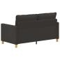 Preview: Sofa Dunkelgrau 156 x 81 x 87,5 cm Stoff