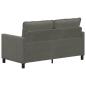 Preview: Sofa Hellgrau 156 x 81 x 87,5 cm Stoff