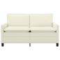 Preview: Sofa Creme 156 x 81 x 87,5 cm Stoff