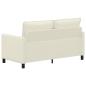 Preview: Sofa Creme 156 x 81 x 87,5 cm Stoff