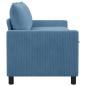 Preview: Sofa Blau 156 x 81 x 87,5 cm Stoff