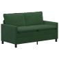 Preview: Sofa Dschungelgrün 156 x 81 x 87,5 cm Stoff