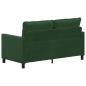 Preview: Sofa Dschungelgrün 156 x 81 x 87,5 cm Stoff